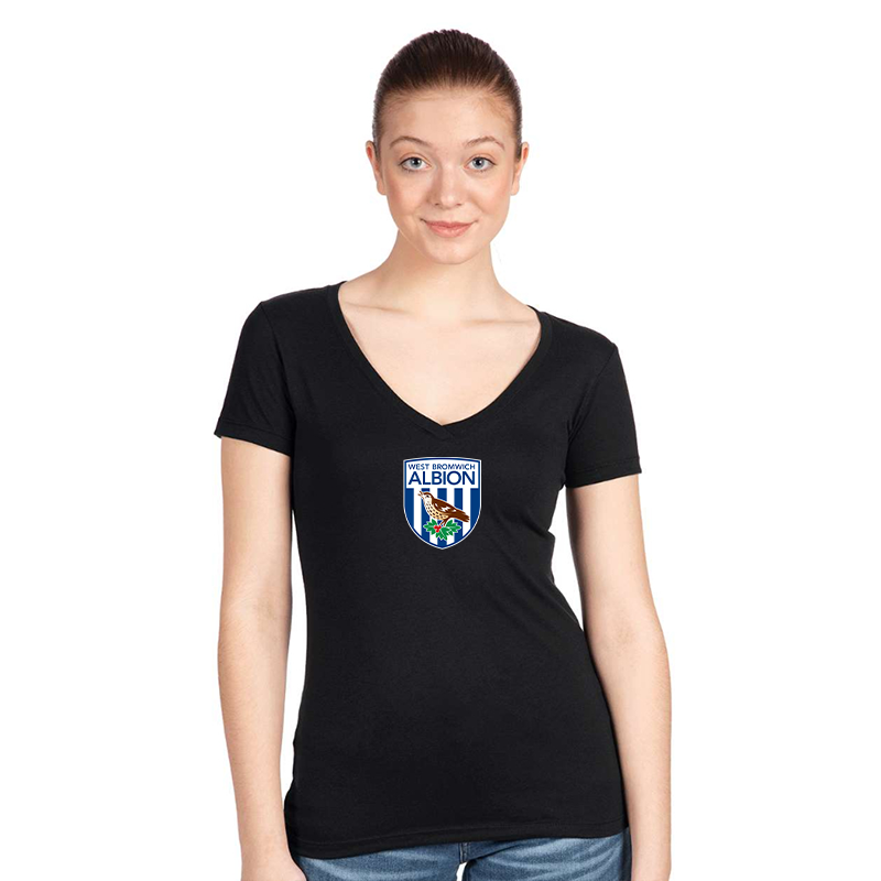 Women's West Bromwich Albion Soccer  Next Level V-Neck T-Shirt